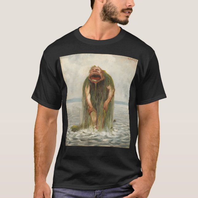 Meeresmonster von Theodor Kittelsen T-Shirt (Vorderseite)
