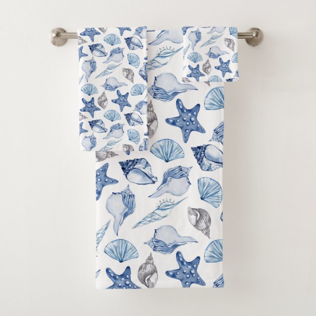 Meeresmuscheln Badhandtuch Set (Insitu)