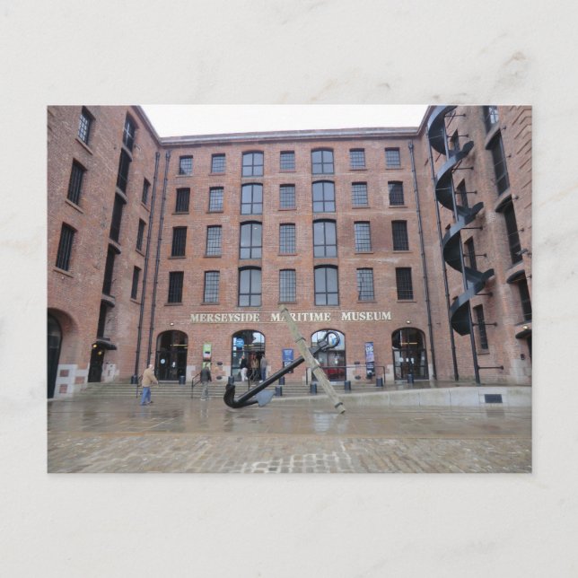 Meeresmuseum Merseyside Postkarte (Vorderseite)