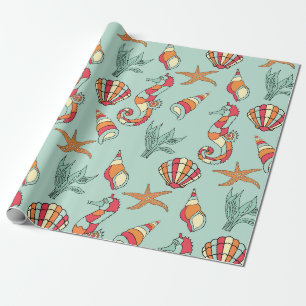 Meeresmuster Geschenkpapier