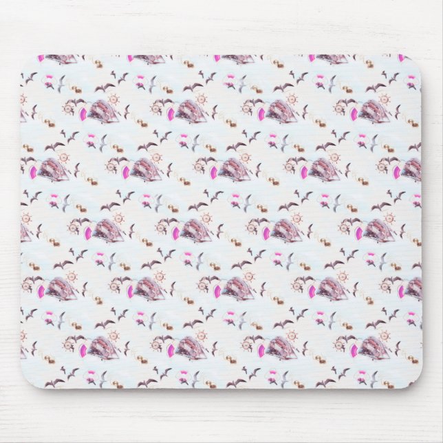 Meeresmuster Mousepad (Vorne)