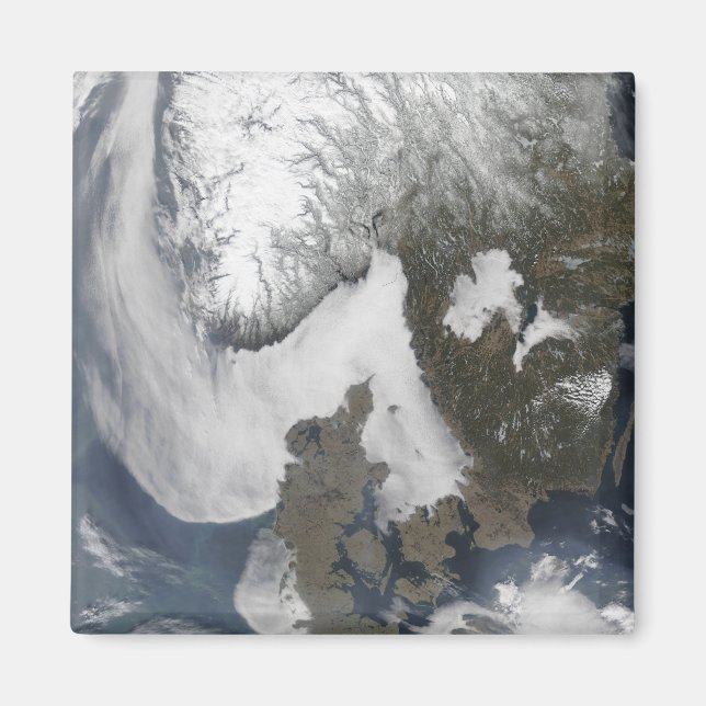 Meeresnebel in Skandinavien Magnet (Vorne)
