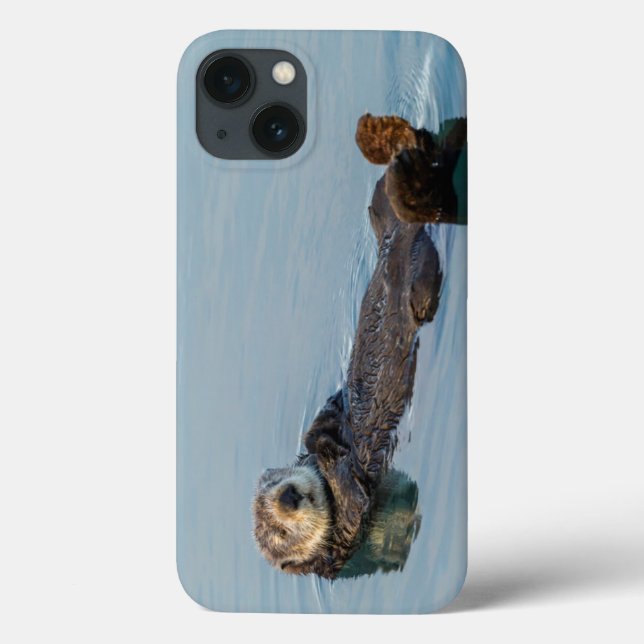Meeresotter, der im Ozean zurückschweben Case-Mate iPhone Hülle (Rückseite)