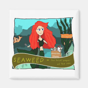 Meerespflanze ist das Toilettenpapier des Magnet