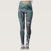 Meerespflanze-Leggings