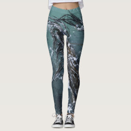 Meerespflanze-Leggings Leggings