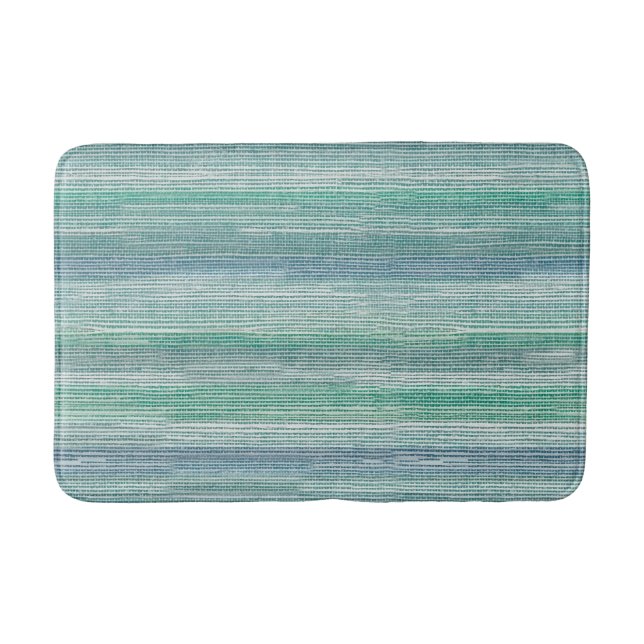 Meeresrasen Türkisfarbener Strand Textur Mittlere  Badematte (Vorderseite)