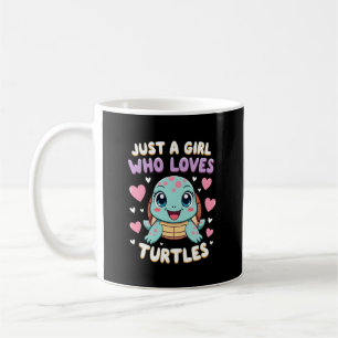 Meeresreptil-Schildkrötenliebhaber Nur Ein Mädchen Kaffeetasse
