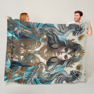 "Meeressagen Geschichten" Fleecedecke