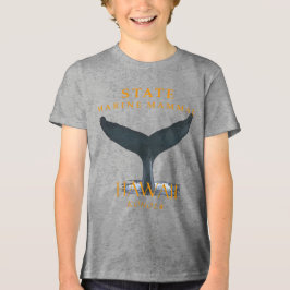 Meeressäugetier in Hawaii - Der Humpbackwal Tri-Blend Shirt