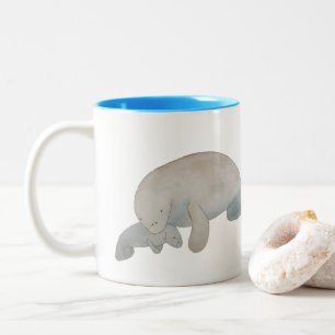 Meeressäugetier Muttermütter Zweifarbige Tasse