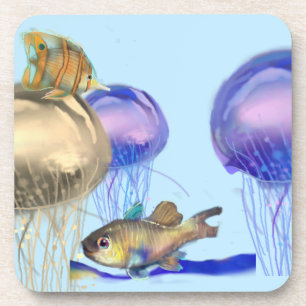 Meeresschätze 2x getränkeuntersetzer