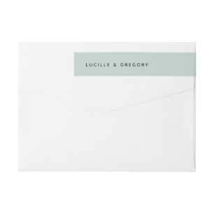 Meeresschaumgrüne minimalistische Vornamen zum Umb