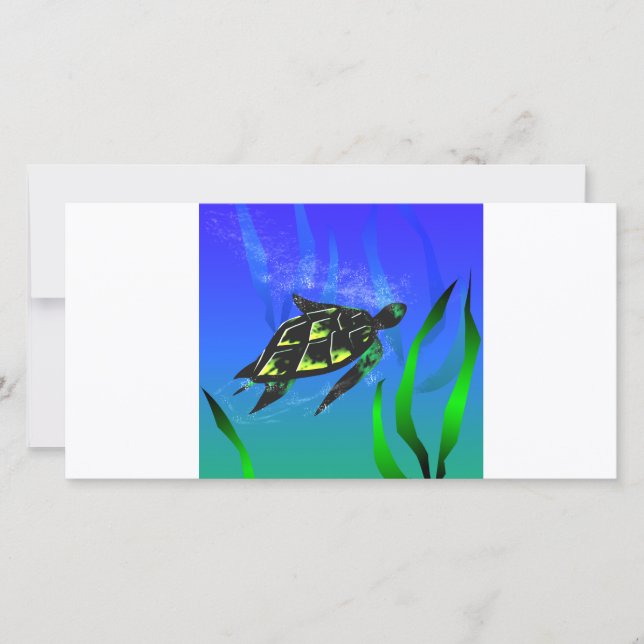 Meeresschildkröte (Vorderseite)