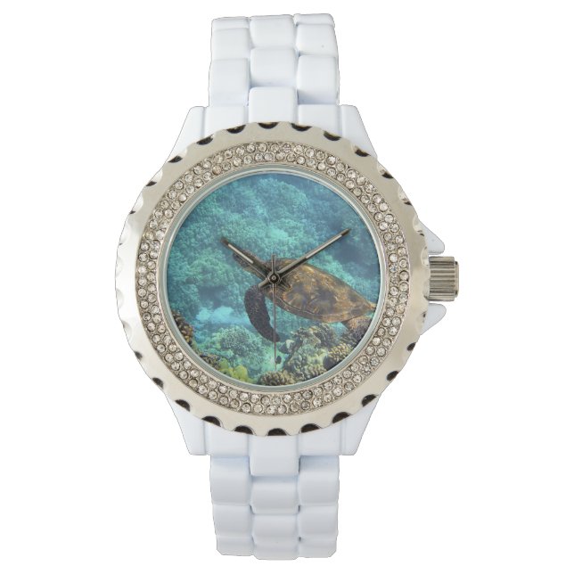 Meeresschildkröte Armbanduhr (Vorderseite)