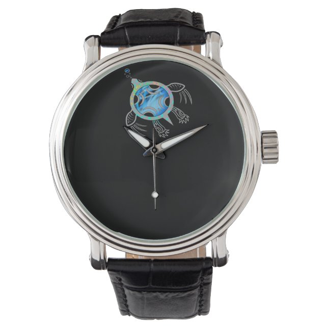 Meeresschildkröte Armbanduhr (Vorderseite)