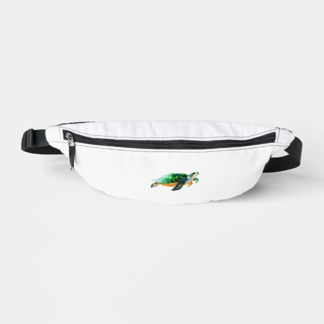Meeresschildkröte auf dem Weg zum Meer Bauchtasche (Vorderseite)