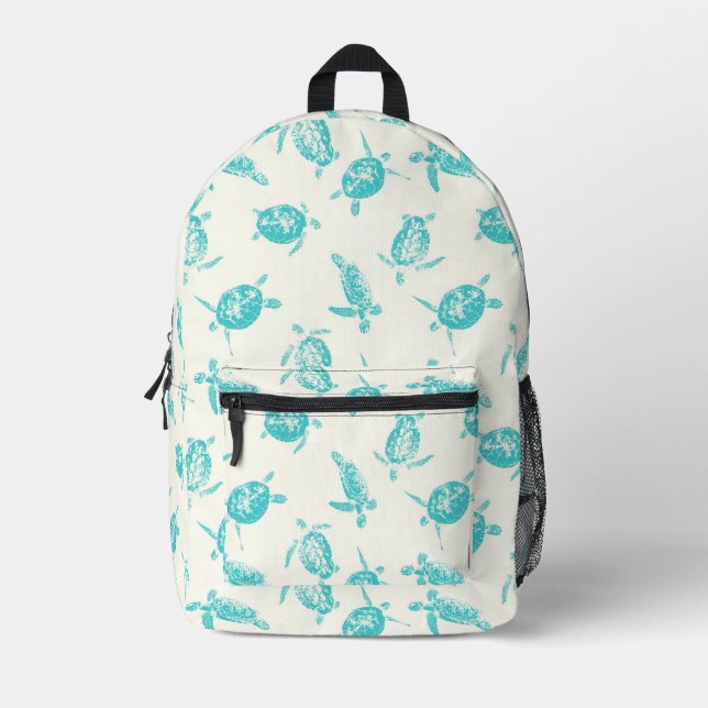 Meeresschildkröte Bedruckter Rucksack (Vorderseite)