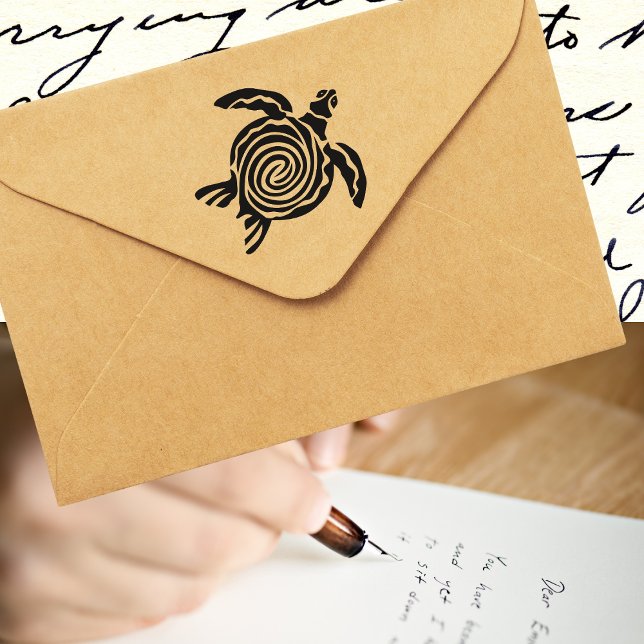 Meeresschildkröte-Briefmarke Permastempel (Von Creator hochgeladen)
