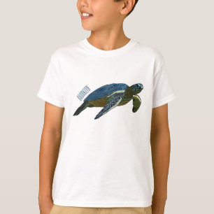 Meeresschildkröte-Cartoon T-Shirt