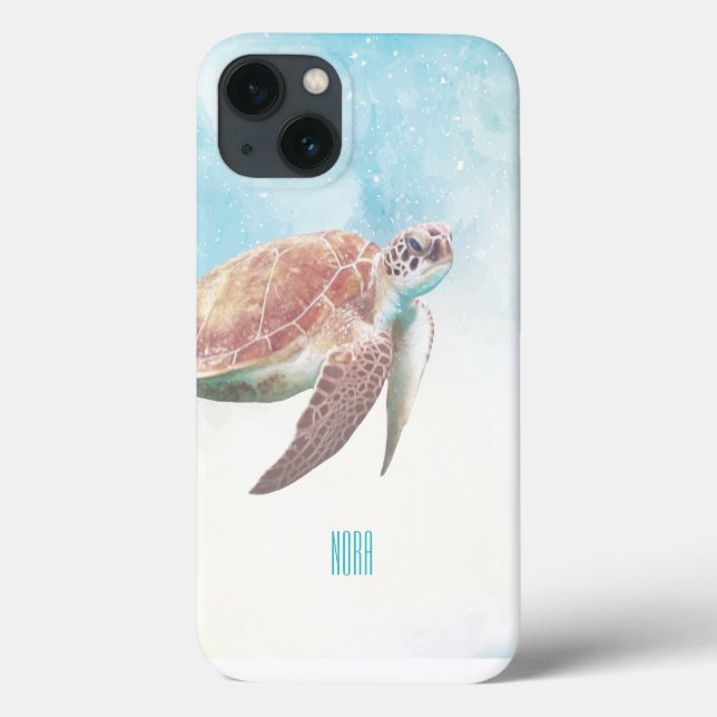 Meeresschildkröte Case-Mate iPhone Hülle (Rückseite)