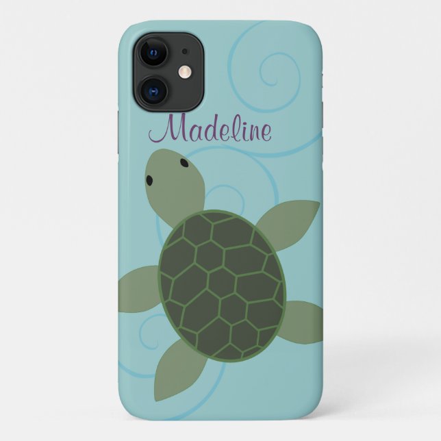 Meeresschildkröte Case-Mate iPhone Hülle (Rückseite)