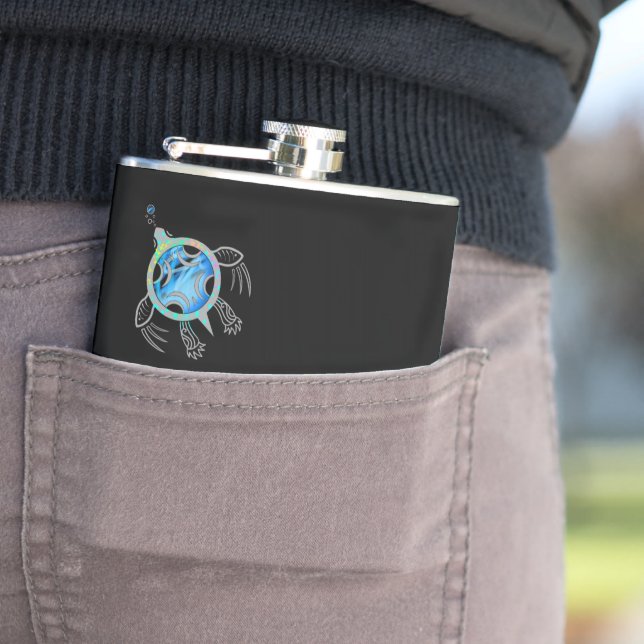 Meeresschildkröte Flachmann (Beispiel)