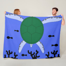 Meeresschildkröte Fleecedecke