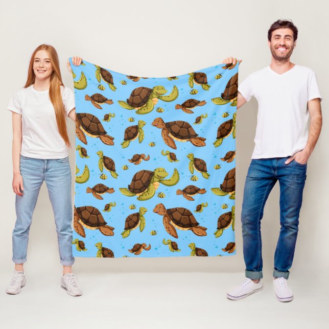 Meeresschildkröte Fleecedecke (Beispiel)