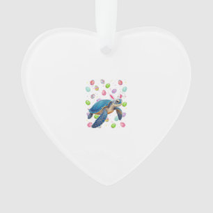 Meeresschildkröte Frohe Ostern Eier-Suche Bunny Oh Ornament