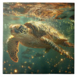 Meeresschildkröte: Goldenes Sonnenlicht Fliese<br><div class="desc">Erleuchten Sie Ihren Raum mit der strahlenden Schönheit unserer Meeresschildkröte in Golden Sunlight Keramik Tile! 🐢 Embark auf einer bezaubernden Unterwasserreise, während Sie die majestätische Meeresschildkröte bewundern, die sich im goldenen Licht des Sonnenlichts befindet und eine faszinierende Szene schaffen, die die Sinne fasziniert. 🌊 ✨ Egal, ob Sie Ihren Küchenbacksplash,...</div>