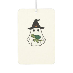 Meeresschildkröte Halloween Geist Hexenhut Tierlie Autolufterfrischer