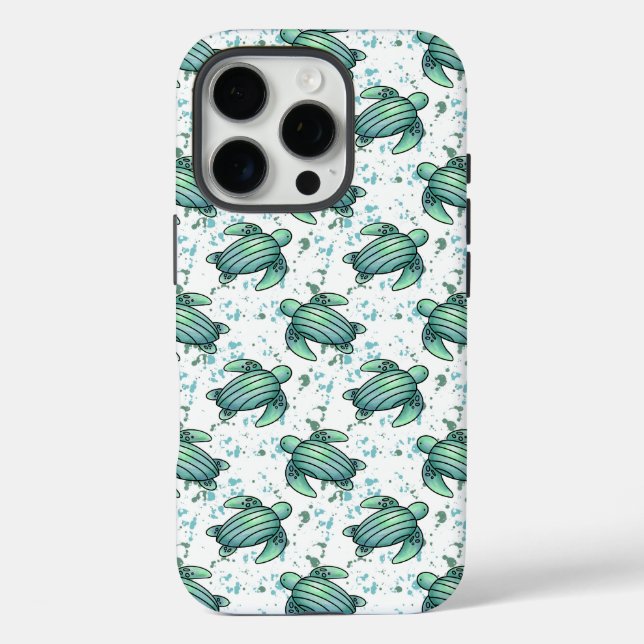 Meeresschildkröte iPhone 16 Pro Hülle (Rückseite)