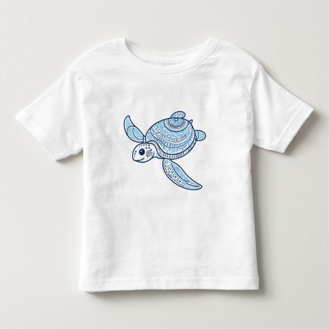 Meeresschildkröte Kleinkind T-shirt (Vorderseite)