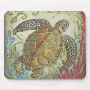 Meeresschildkröte Mousepad von Kate McRostie
