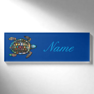 Meeresschildkröte Namenschild