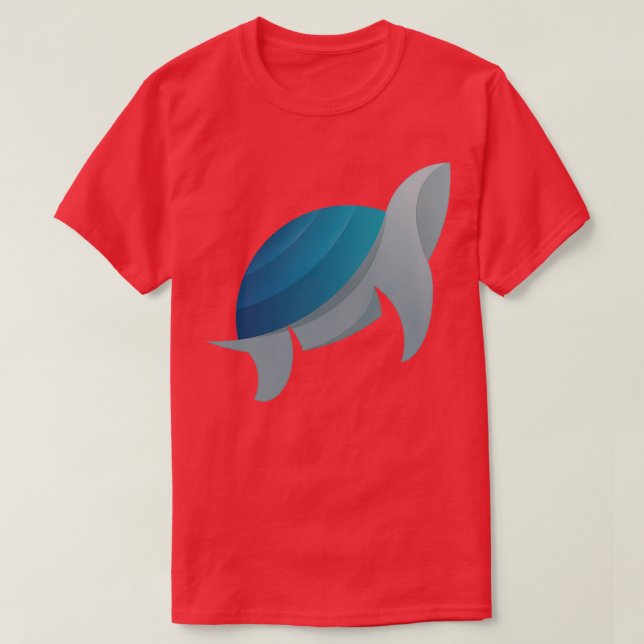 Meeresschildkröte niedliche bezaubernde Meereskrea T-Shirt (Design vorne)