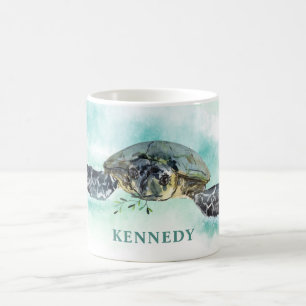 Meeresschildkröte Personalisiert Kaffeetasse