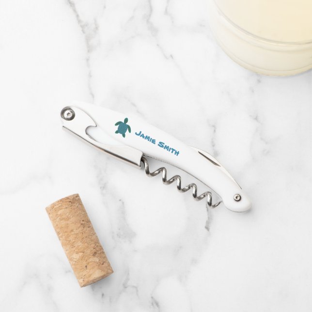 Meeresschildkröte - Persönlich Kellnermesser (Vorderseite)