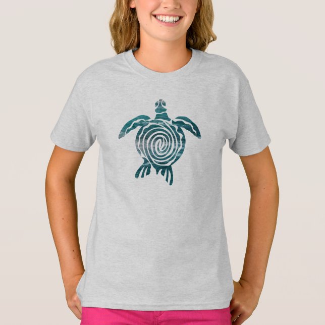 Meeresschildkröte Rette den Schildkröten-T - Shirt (Vorderseite)