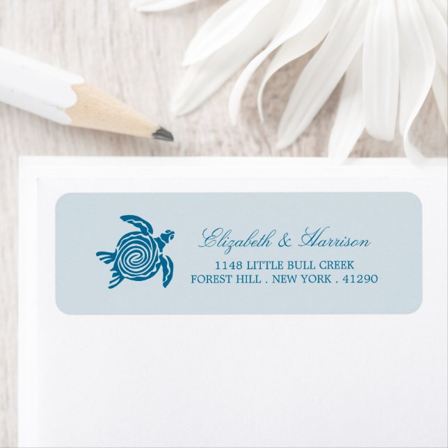 Meeresschildkröte, Sea Blue Beach Hochzeitstempel (Insitu)