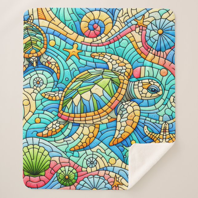Meeresschildkröte Sherpadecke (Vorderseite)