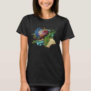 Meeresschildkröte Sommerlektüre 2022 Ozeane der Mö T-Shirt