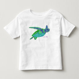 Meeresschildkröte-T-Shirt Kleinkind T-shirt