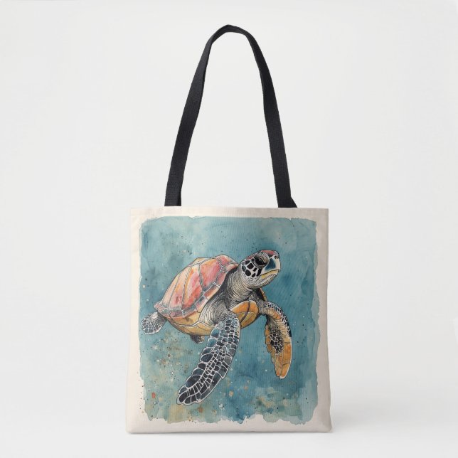 Meeresschildkröte Tasche (Vorderseite)