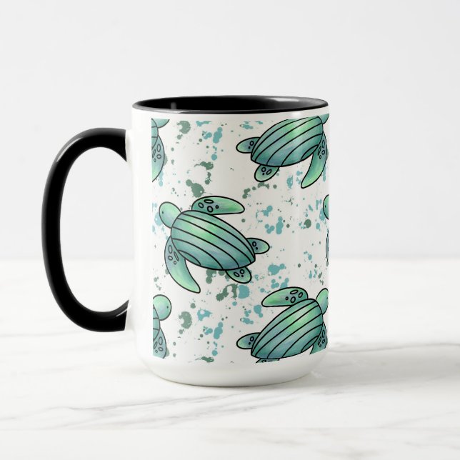 Meeresschildkröte Tasse (Links)