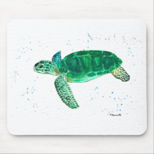 Meeresschildkröte Tortoise Undersea Florida Mousepad