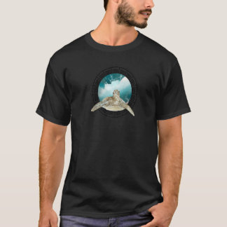 Meeresschildkröte Wasserrutsche Schwimmen Außerhal T-Shirt