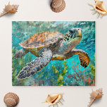 Meeresschildkröten-Algen und Korallenmalerei<br><div class="desc">Tauchen Sie ein in die faszinierenden Tiefen des Ozeans mit unserem Sea Turtle Seaweed und Coral Painting Jigsaw Puzzle! 🐢 🌿 🐠 tauchen Sie ein in die faszinierenden Details der Unterwasserwelt, während Sie dieses atemberaubende Kunstwerk mit friedlichen Meeresschildkröten, anmutigen Algen und lebendigen Korallenriffen zusammenstellen. 🌊 ✨ Ob Sie ein Rätsel-Liebhaber...</div>