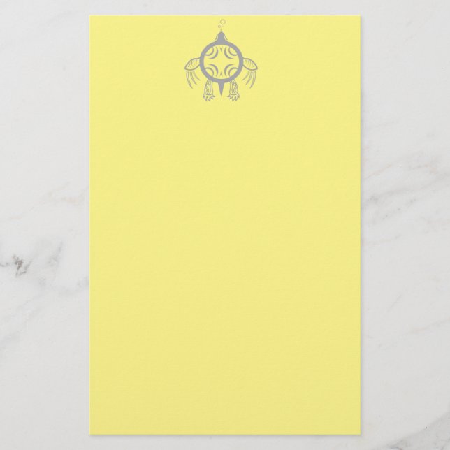 Meeresschildkröten Briefpapier (Vorderseite)